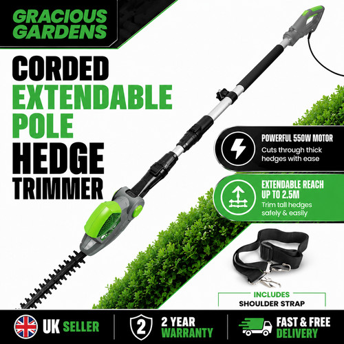 Electric hedge trimmer - 2.5m,