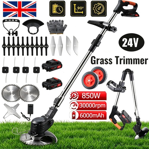 2battery 24v cordless strimmer - 2battery,