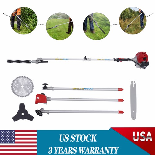 Gas powered pole saw brush - gas,